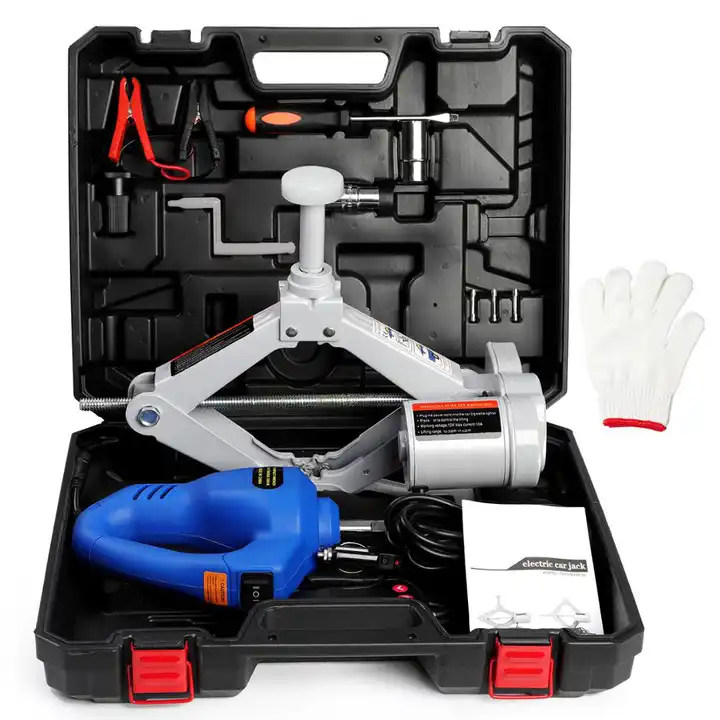 3 Ton Electric/Automatic Scissors Jack & Electric Wrench 12V