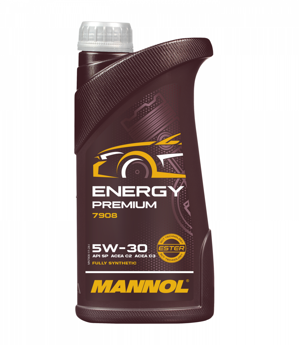 MANNOL Energy Premium 5W-30 Fully Synthetic Engine Oil 1Liter