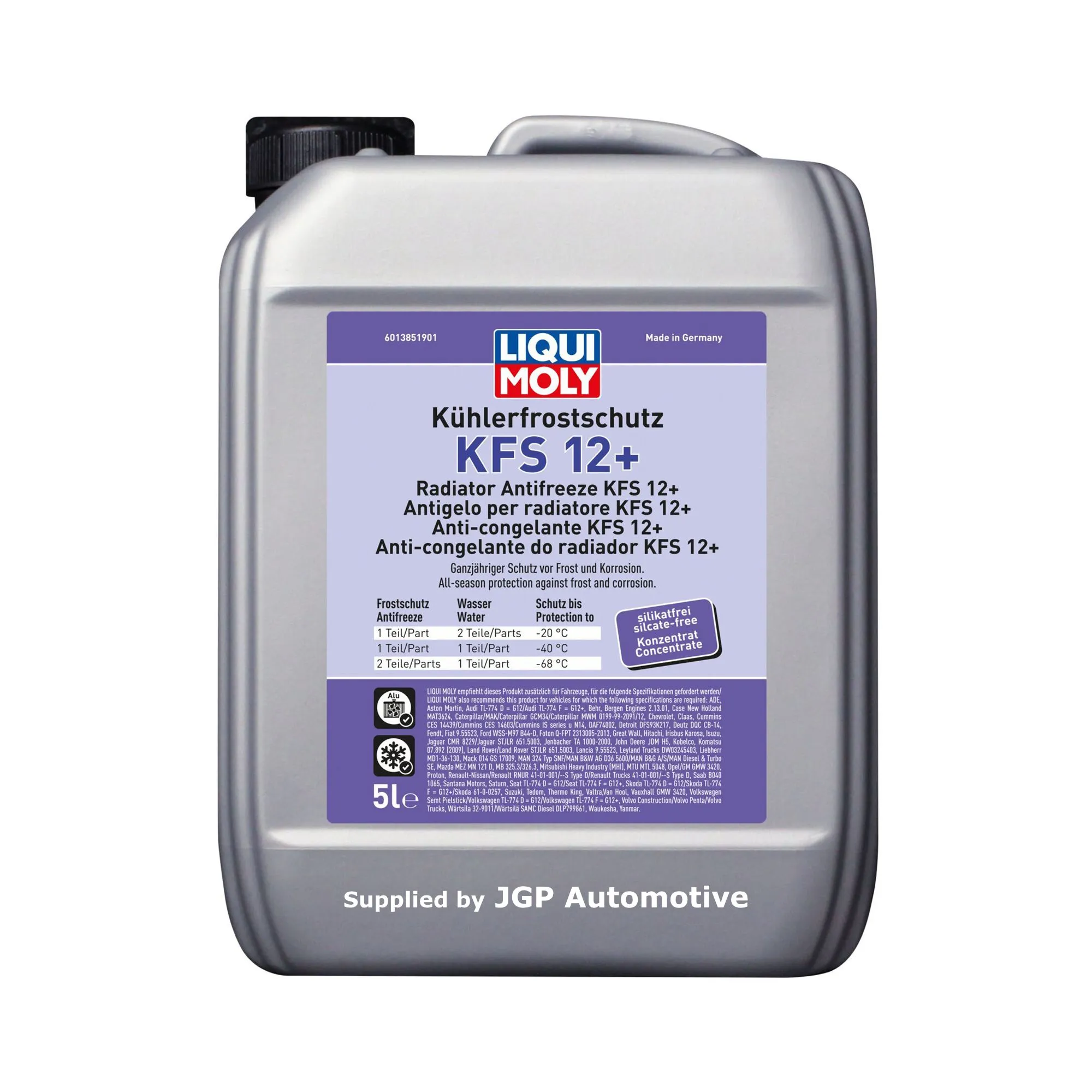 Liqui Moly Radiator Coolant/Antifreeze KFS12+ 5Liters