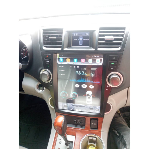 Android Car Dashboard Display Screen For Toyota Highlander 2008-2013