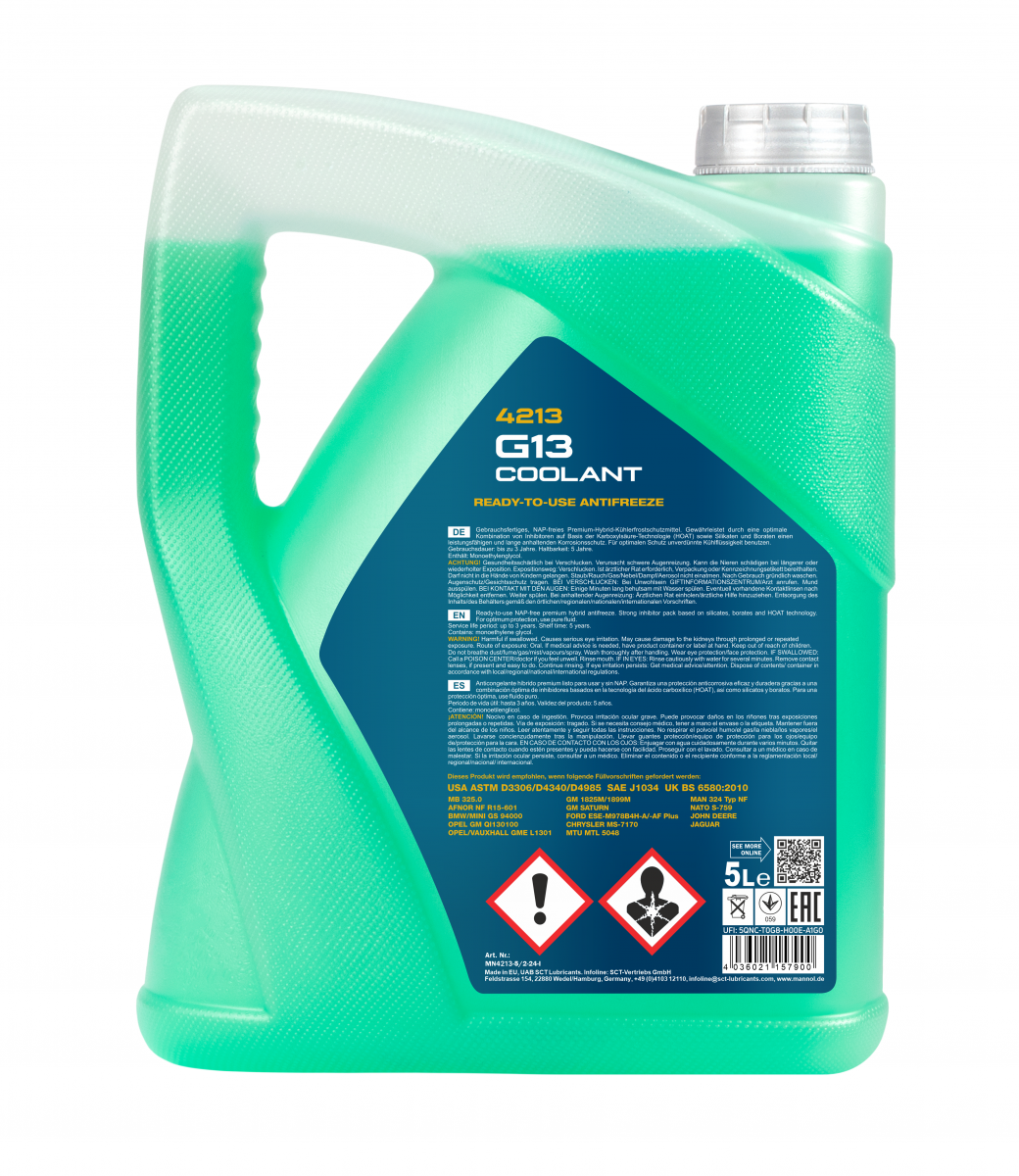 MANNOL Coolant G13 5Liters