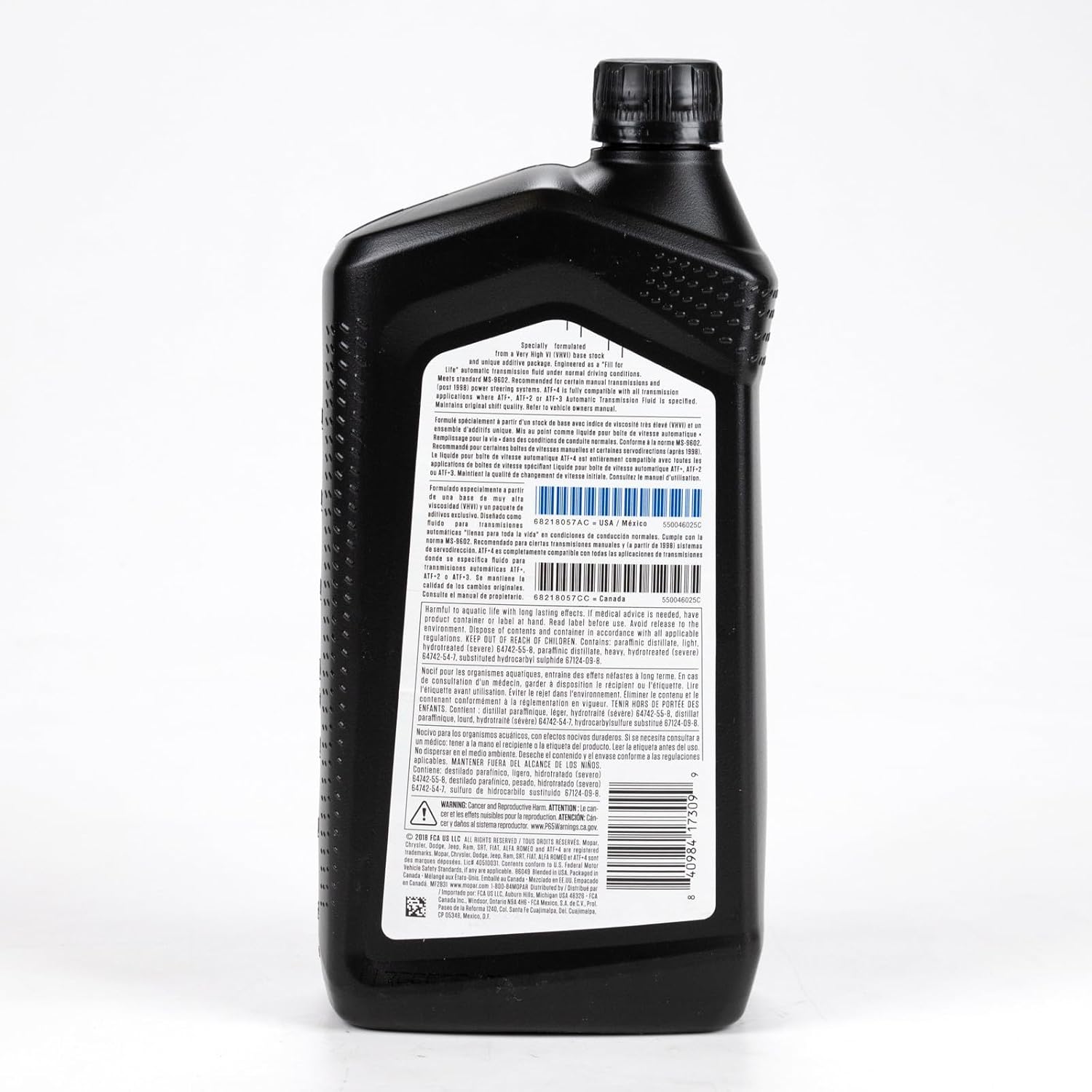 Mopar ATF +4 68218057AC 1Quart/946ml