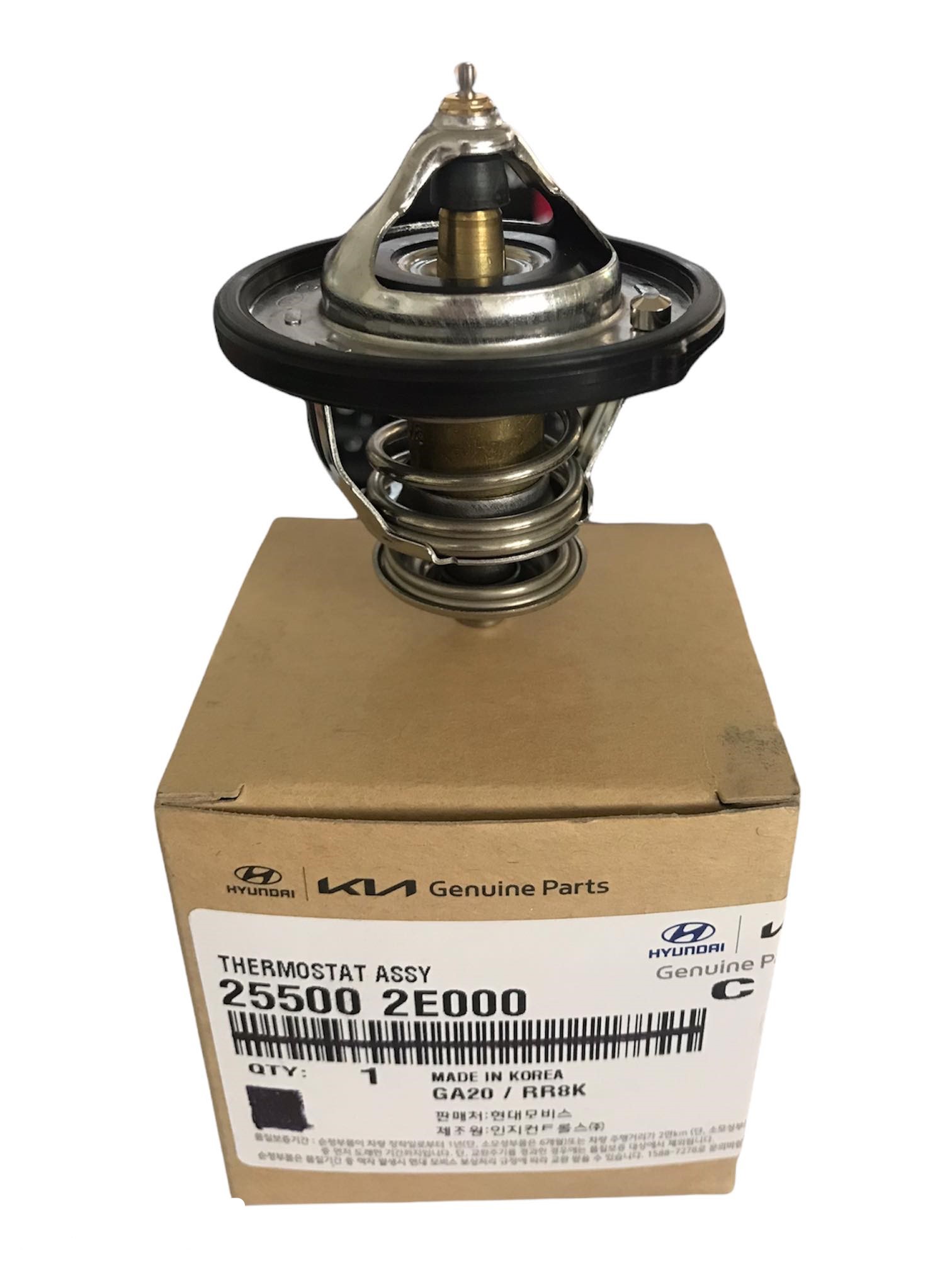 Hyundai/KIA OEM Coolant Thermostat 255002E000