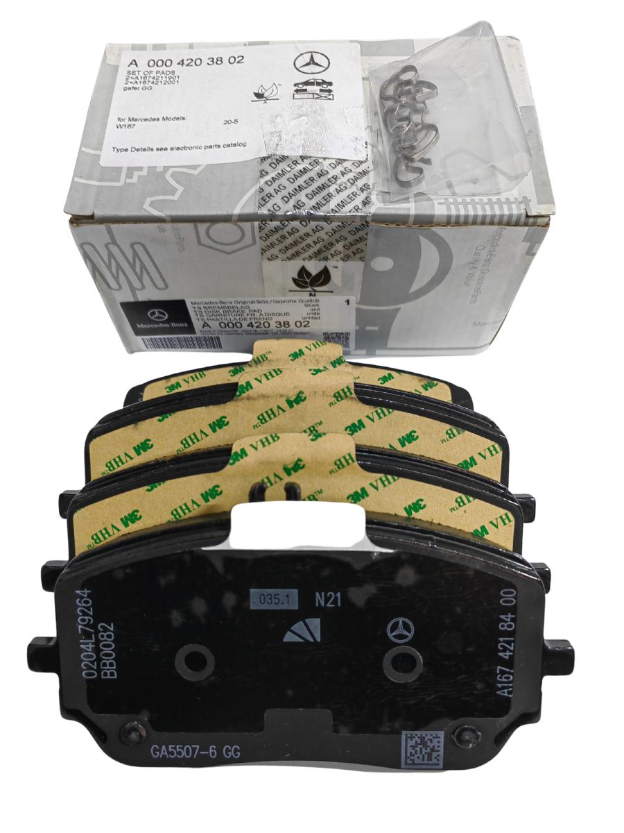 Mercedes Benz OEM Front Brake Pad Set (A0004203802)