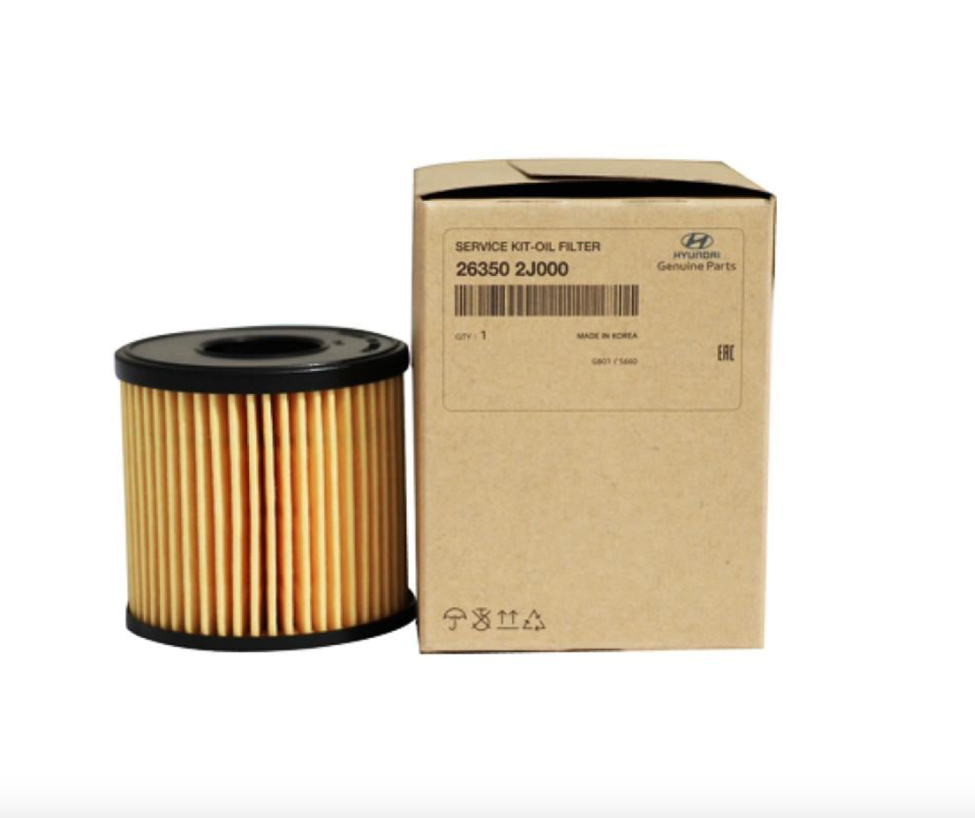 Genuine KIA/Hyundai Oil Filter 263502J000