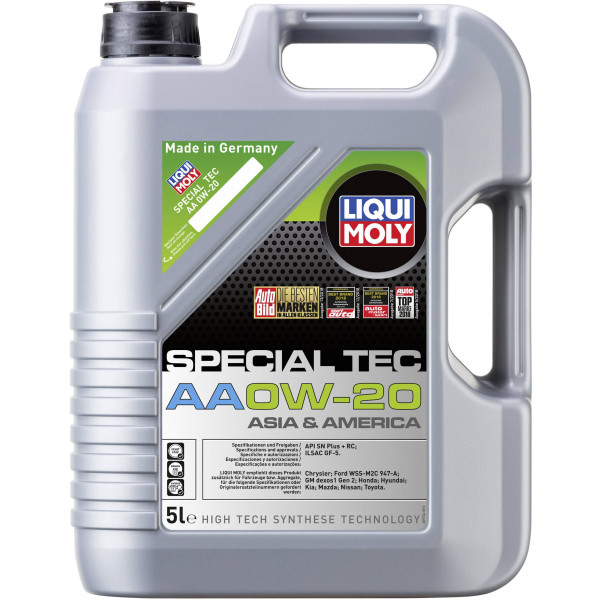 Liqui Moly Special Tec AA 0W-20 Synthetic Motor Oil - 5 Liter