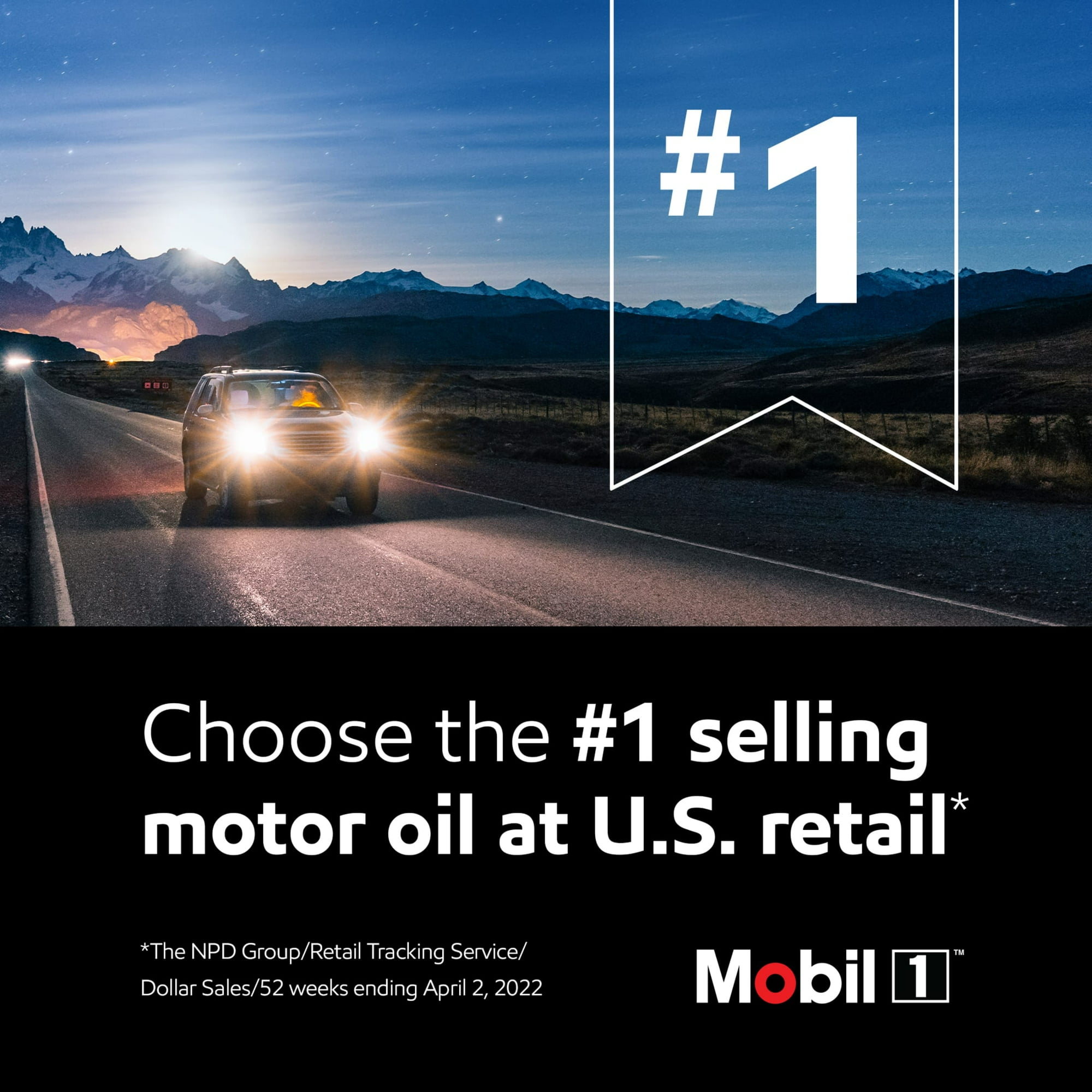 Mobil 1 0W-16 Advanced Fuel Economy Full Synthetic Motor Oil (5Quarts/4.73Liters)