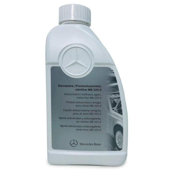 Mercedes Benz Genuine Radiator Coolant (0009890825) 1Liter