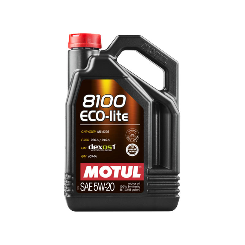 Motul 8100 ECO-LITE 5W-20 Motor Oil 5Liters 100% Synthetic
