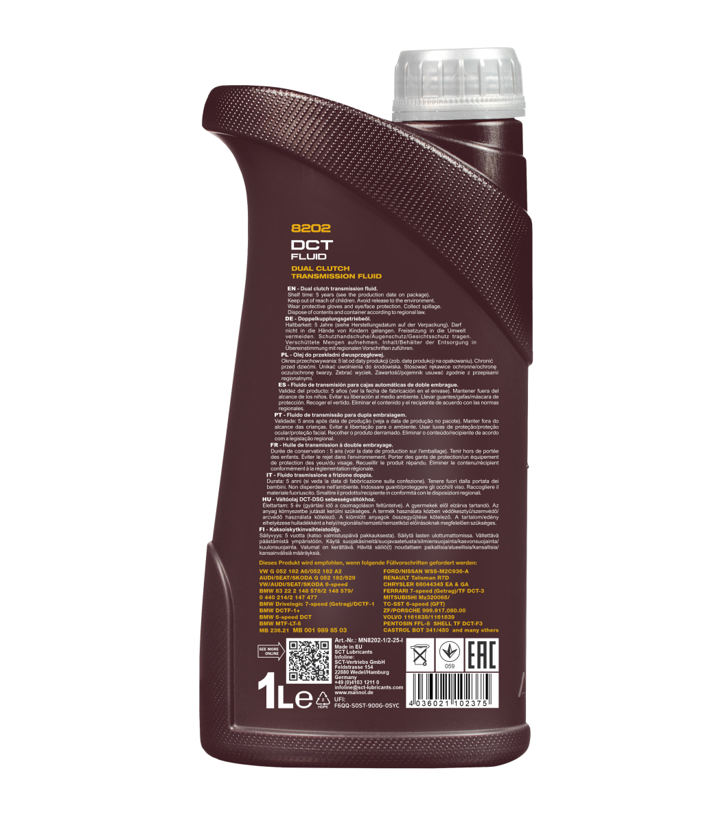 MANNOL DCT/DSG Transmission Fluid 8202 1Liter