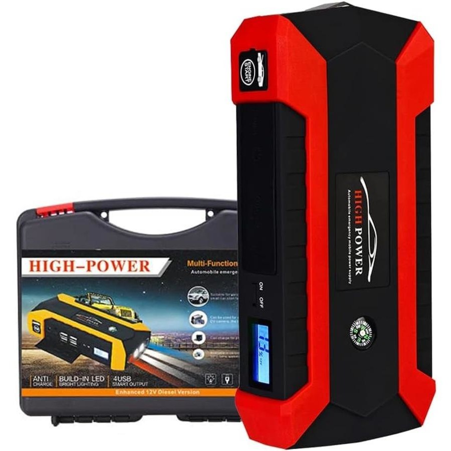 High Power Jump Starter Kit with Emergency Lighting