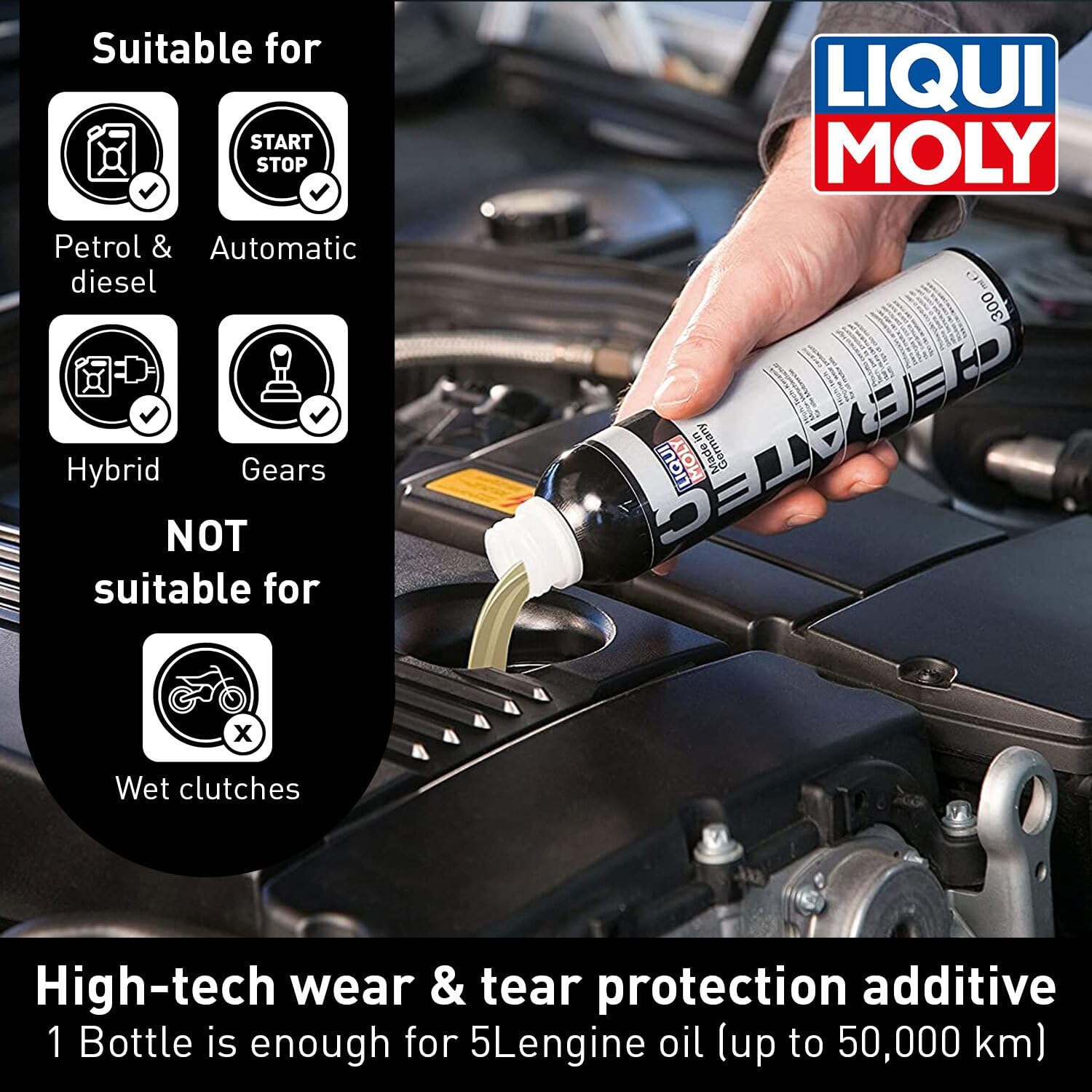 Liqui Moly Cera Tec Motor Oil Additive, 300ML