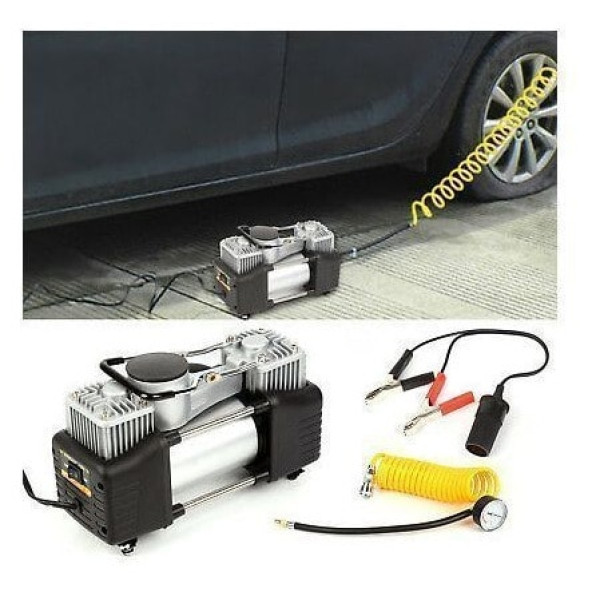 Dual Cylinder Tyre Pump/Compressor 150PSI
