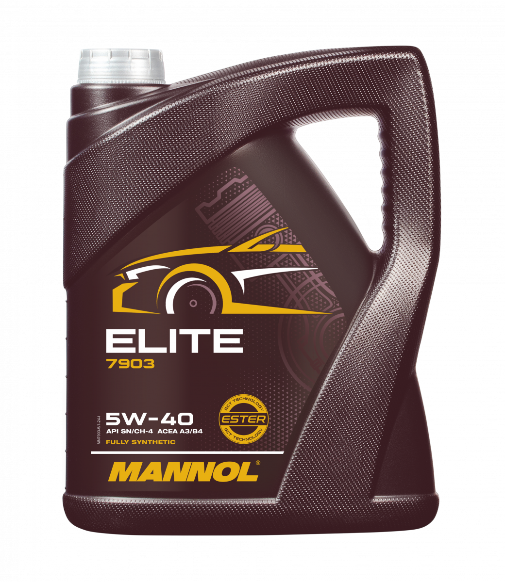 MANNOL Elite 5W-40 Fully Synthetic Engine Oil 5 Litres
