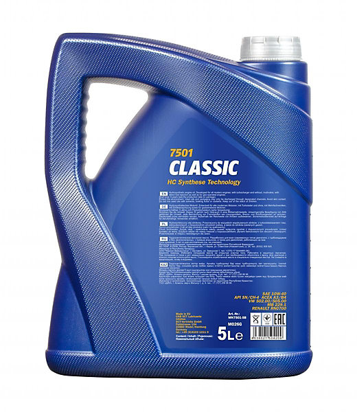 MANNOL Classic 10W-40 Engine Oil 5Liters