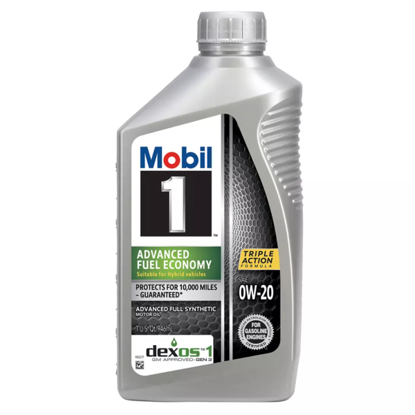 Mobil 1 0W-20 Advanced Fuel Economy Synthetic Motor Oil 1Quart/946ml (Pack of 6)
