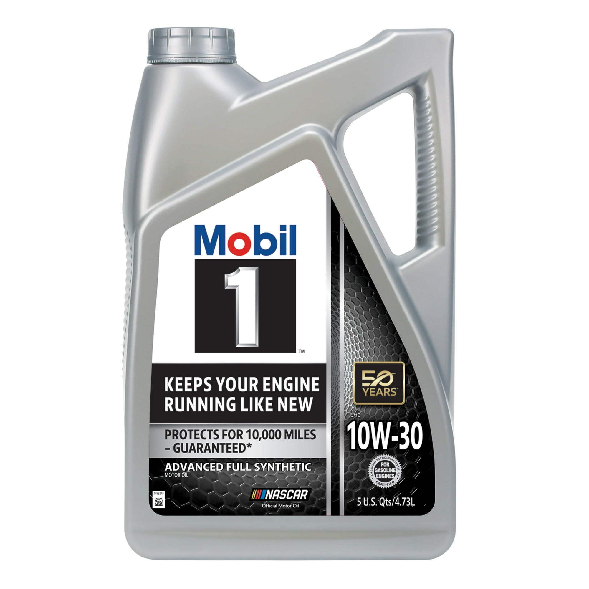Mobil 1 10W-30 Advanced Full Synthetic Motor Oil 5Quarts/4.73Liters