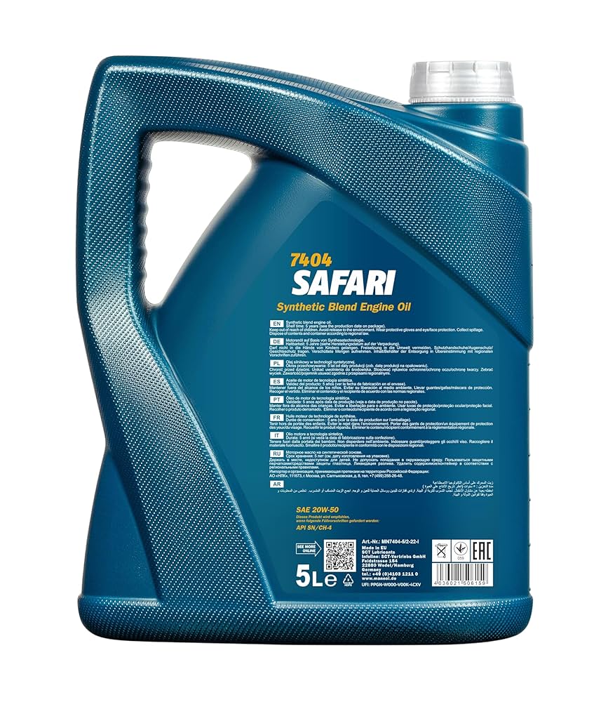 MANNOL Safari 20W-50 Engine Oil 5Liters