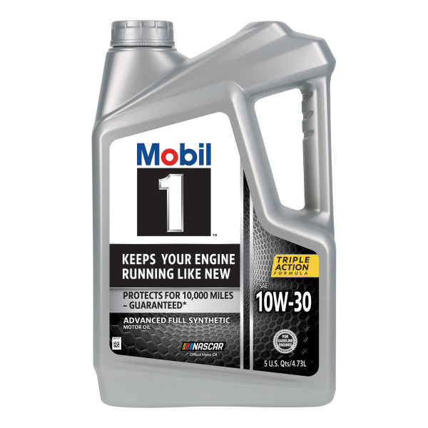 Mobil 1 10W-30 Advanced Full Synthetic Motor Oil 5Quarts/4.73Liters