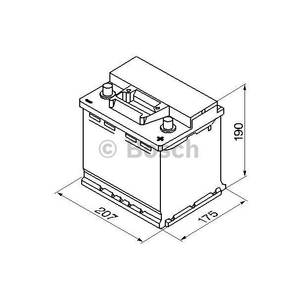 Bosch 45AH Starter Battery 0092S30020