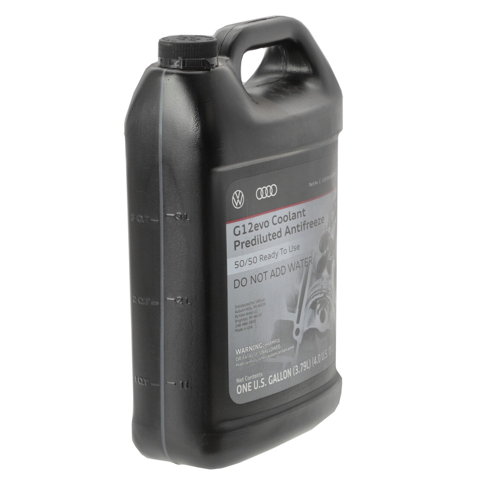 Shop - VW/Audi G12 Evo Pre-Mixed 50/50 Coolant/Antifreeze (1 Gallon/3 ...