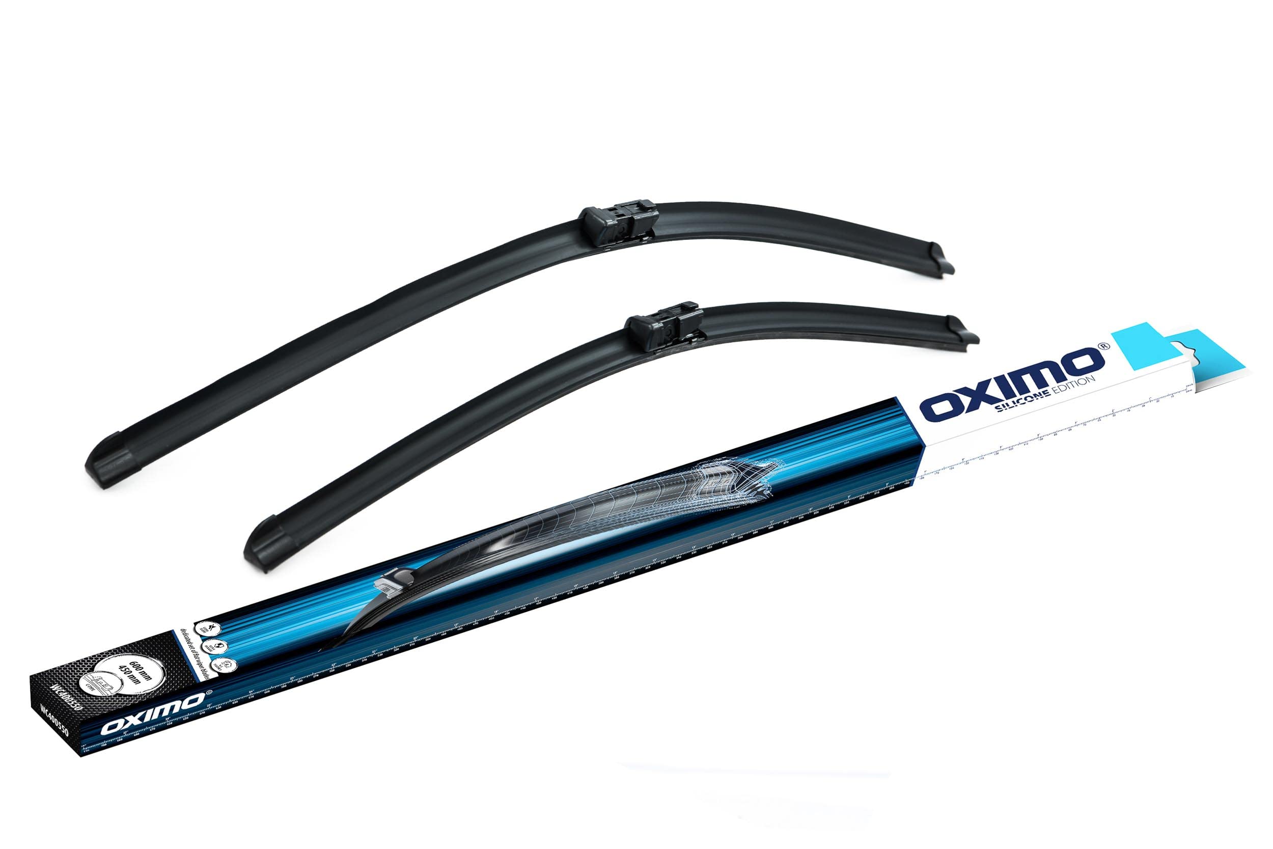 Oximo MultiSeries Front Windshield Wiper Blades (16"/18"/20"/22"/24"/26") Pair