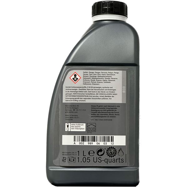 Shop - Mercedes Benz Genuine Automatic Transmission Oil 1L D971