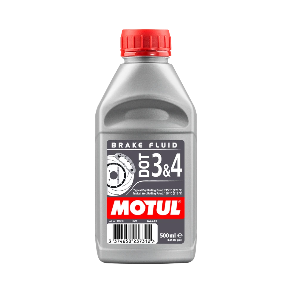 Motul DOT 3 & DOT 4 Brake Fluid 500ml
