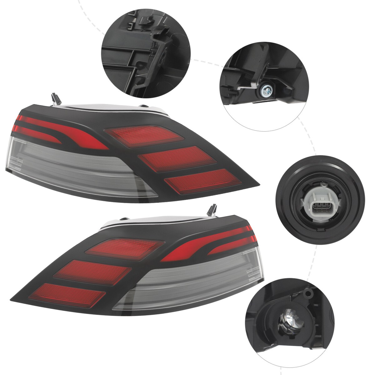 Sunway Rear Lamp Assembly (3350030AA01 & 3355030AA01) Pair