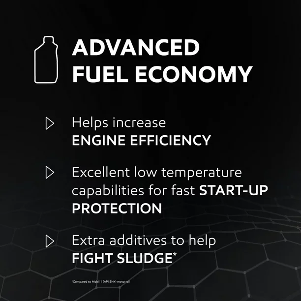Mobil 1 0W-16 Advanced Fuel Economy Full Synthetic Motor Oil (1Quart)