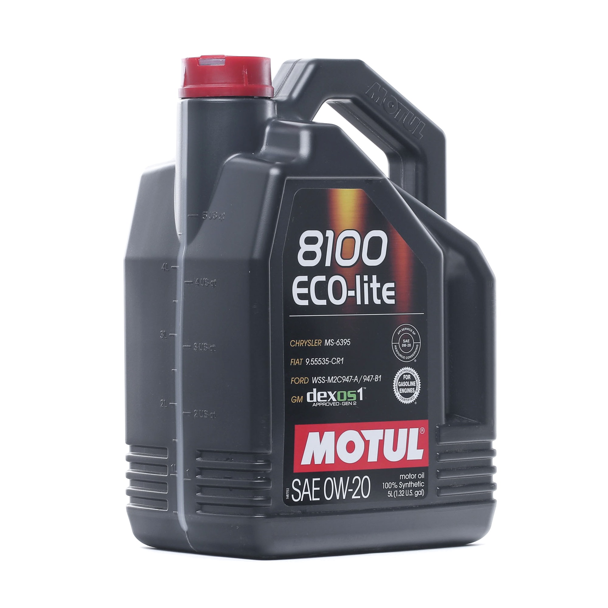 Motul 8100 Eco-lite Engine Oil 0w20 5 Liter Container main image 1