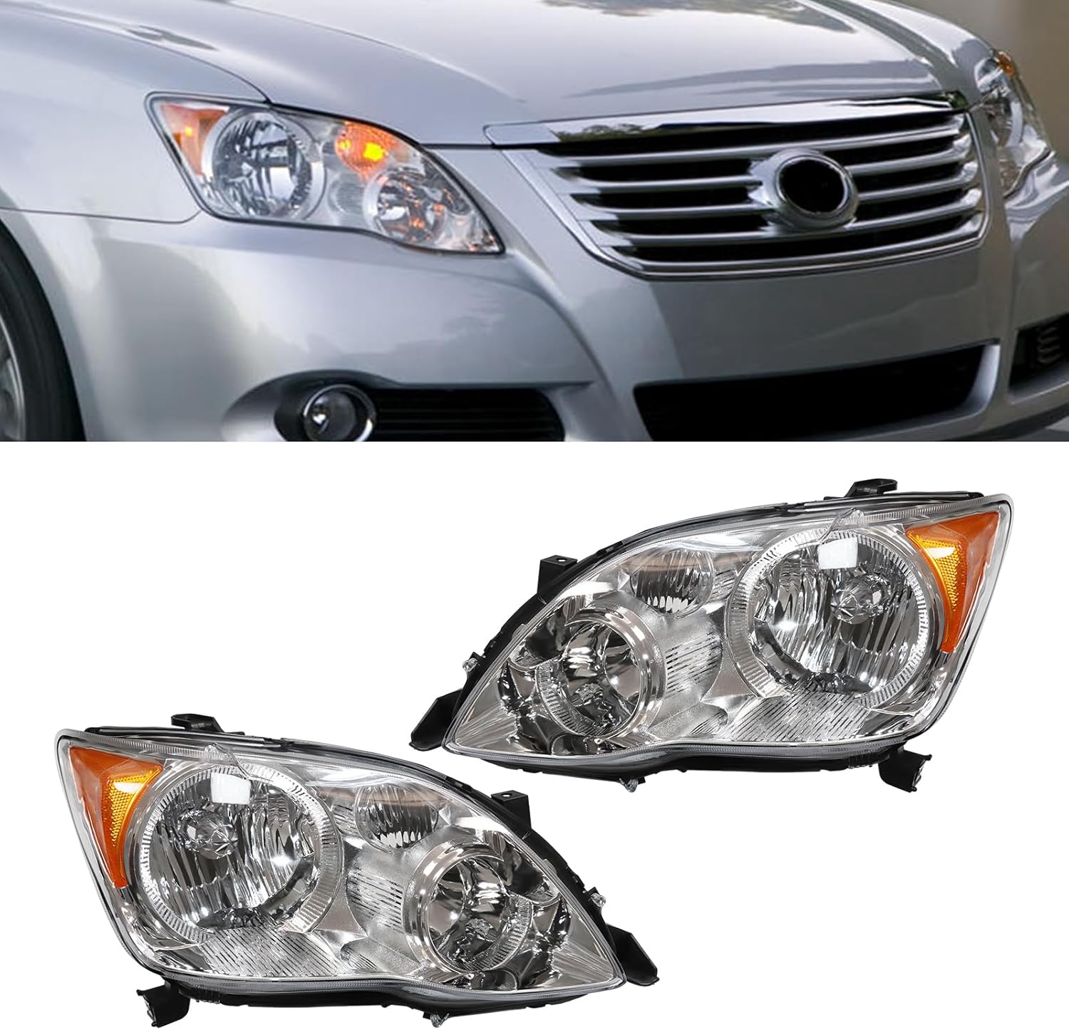 TYC Headlamp Assembly (8111007090 & 8115007090) Pair