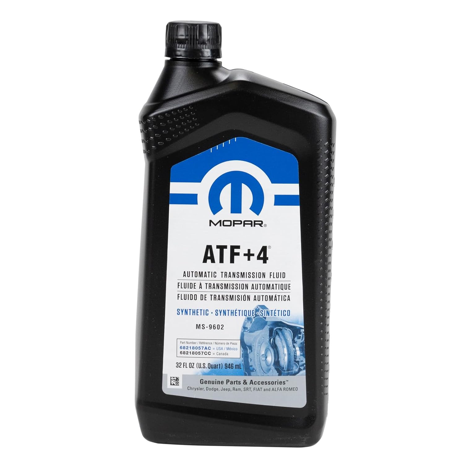 Mopar ATF +4 68218057AC 1Quart/946ml