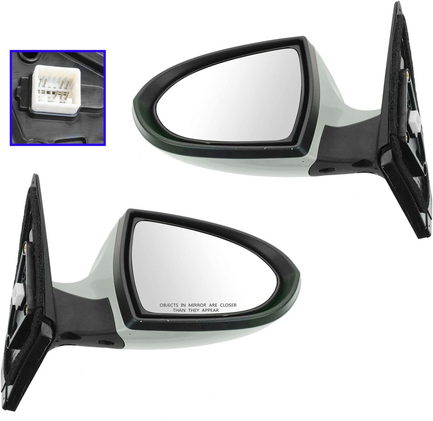 Genuine Power Side Mirror Assembly (876103W570 & 876203W570) Pair