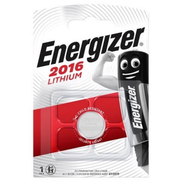 Energizer Car Key Remote Battery Lithium 3V CR2016
