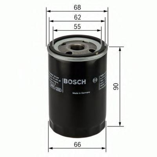 Bosch F026407077/F026407025 Spin-On Oil Filter