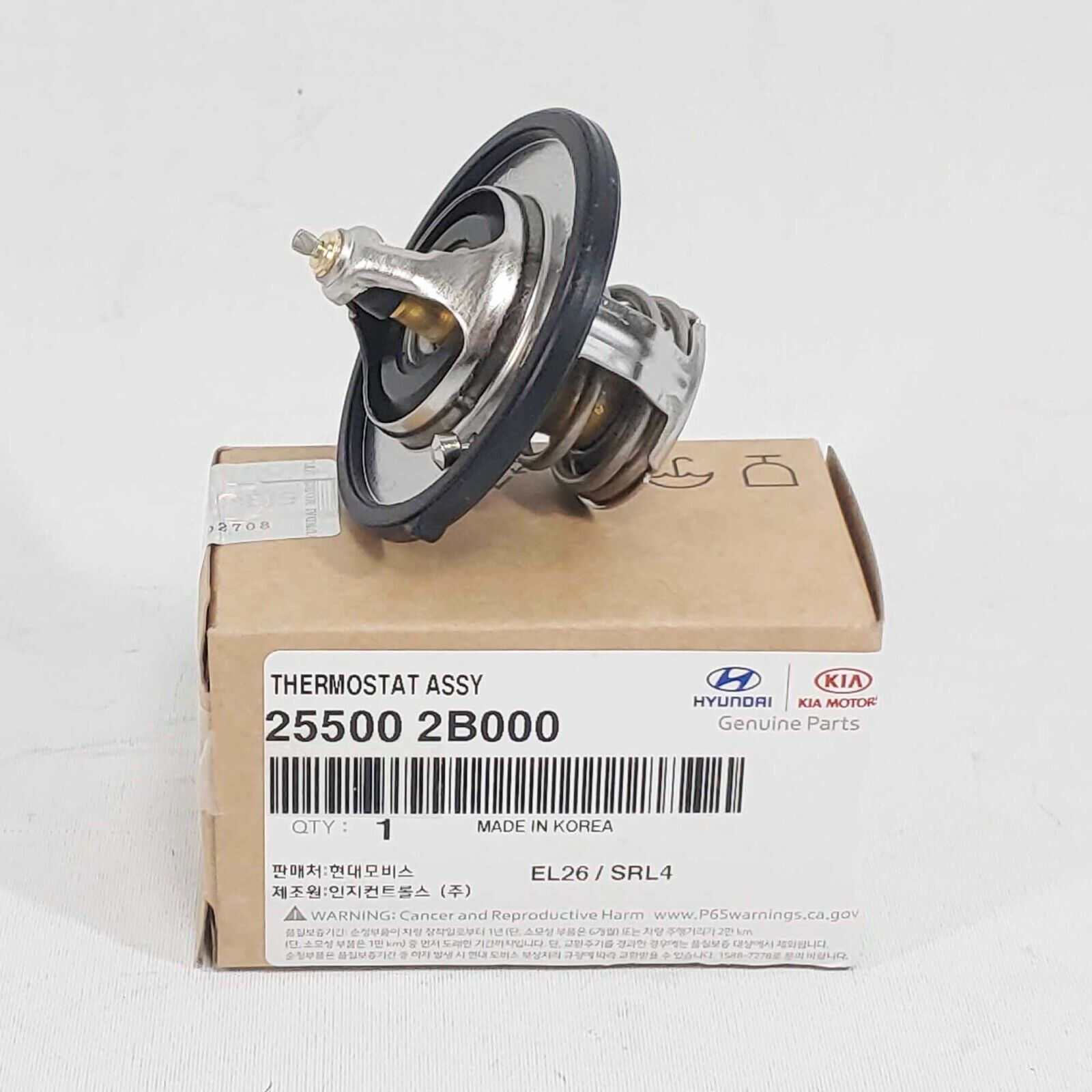 Hyundai/KIA OEM Coolant Thermostat 255002B000