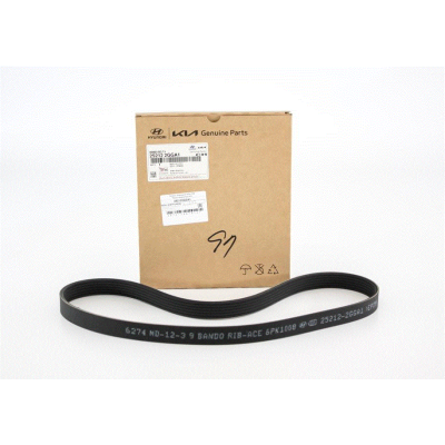 Hyundai Mobis Serpentine Drive Belt 6PK1010 (25212-2GGA1)