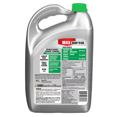 Prestone AF6610 MAX Asian Vehicles Green Antifreeze and Coolant - 4 liters