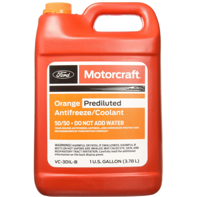 Ford Motorcraft Genuine Coolant VC-3DIL-B Orange Pre-Diluted Antifreeze