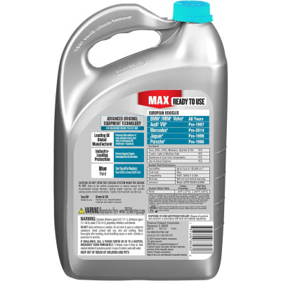 Prestone AF6110 MAX European Vehicles (Blue) Anti-Freeze and Coolant