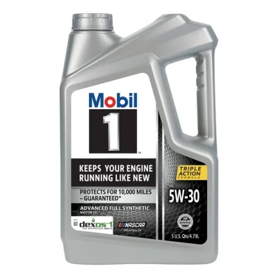 Mobil 1 5W-30 (Advanced Full Synthetic Motor Oil) 5Quarts (Pack of 3)