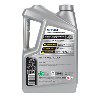 Mobil 1 10W-30 Advanced Full Synthetic Motor Oil 5Quarts/4.73Liters