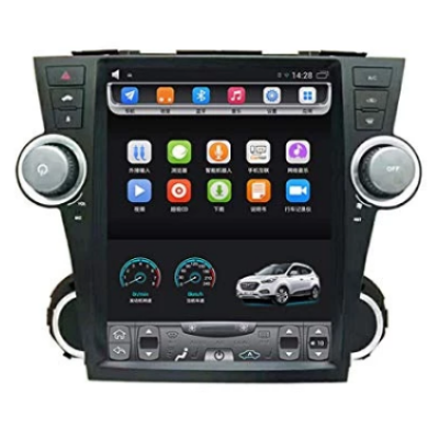 Android Car Dashboard Display Screen For Toyota Highlander 2008-2013
