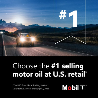 Mobil 1 0W-16 Advanced Fuel Economy Full Synthetic Motor Oil (5Quarts/4.73Liters)