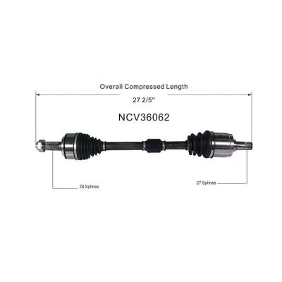 Genuine CV Axle/ Shaft Assembly (44305TBCA51 & 44306TBCA51) Pair