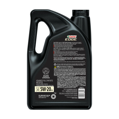 Castrol EDGE 5W-20 Advanced Full Synthetic Motor Oil - 5 Quarts