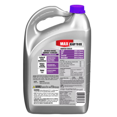 Prestone AF6510 MAX European Vehicles (Purple) Antifreeze and Coolant - 4 Liters
