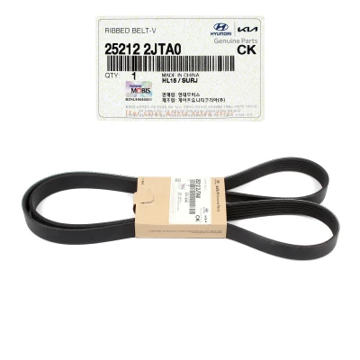 Hyundai Mobis Serpentine Drive Belt 6PK1600 (252122JTA0)
