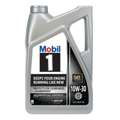 Mobil 1 10W-30 Advanced Full Synthetic Motor Oil 5Quarts/4.73Liters